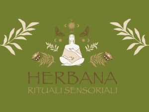 Intestazione post presentazione Herbana. Donna herbana in meditazione